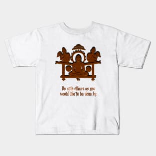 Lord Mahavira jainism quotes 6 Kids T-Shirt